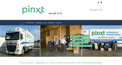 Desktop Screenshot of pinxt.nl